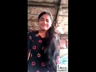 Desi village Indian Girlfreind equally boobs and pussy for boyfriend